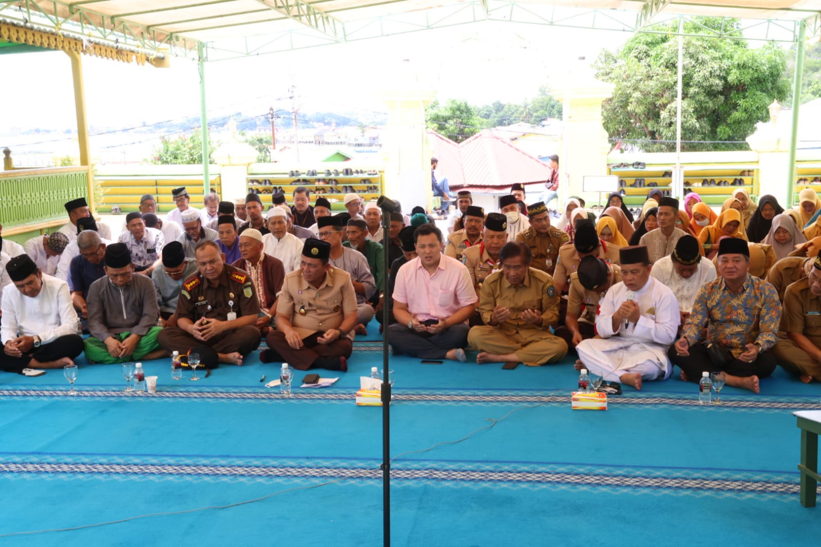 Doa Bersama Tanda Dimulainya Revitalisasi Masjid Raya Sultan Riau Penyengat