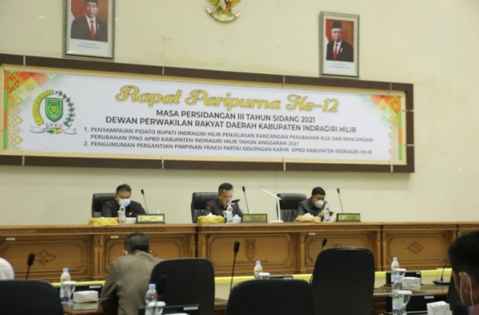 Pemkab Inhil Bersama DPRD Bahas Refocusing Pada Rancangan Perubahan APBD Tahun 2021