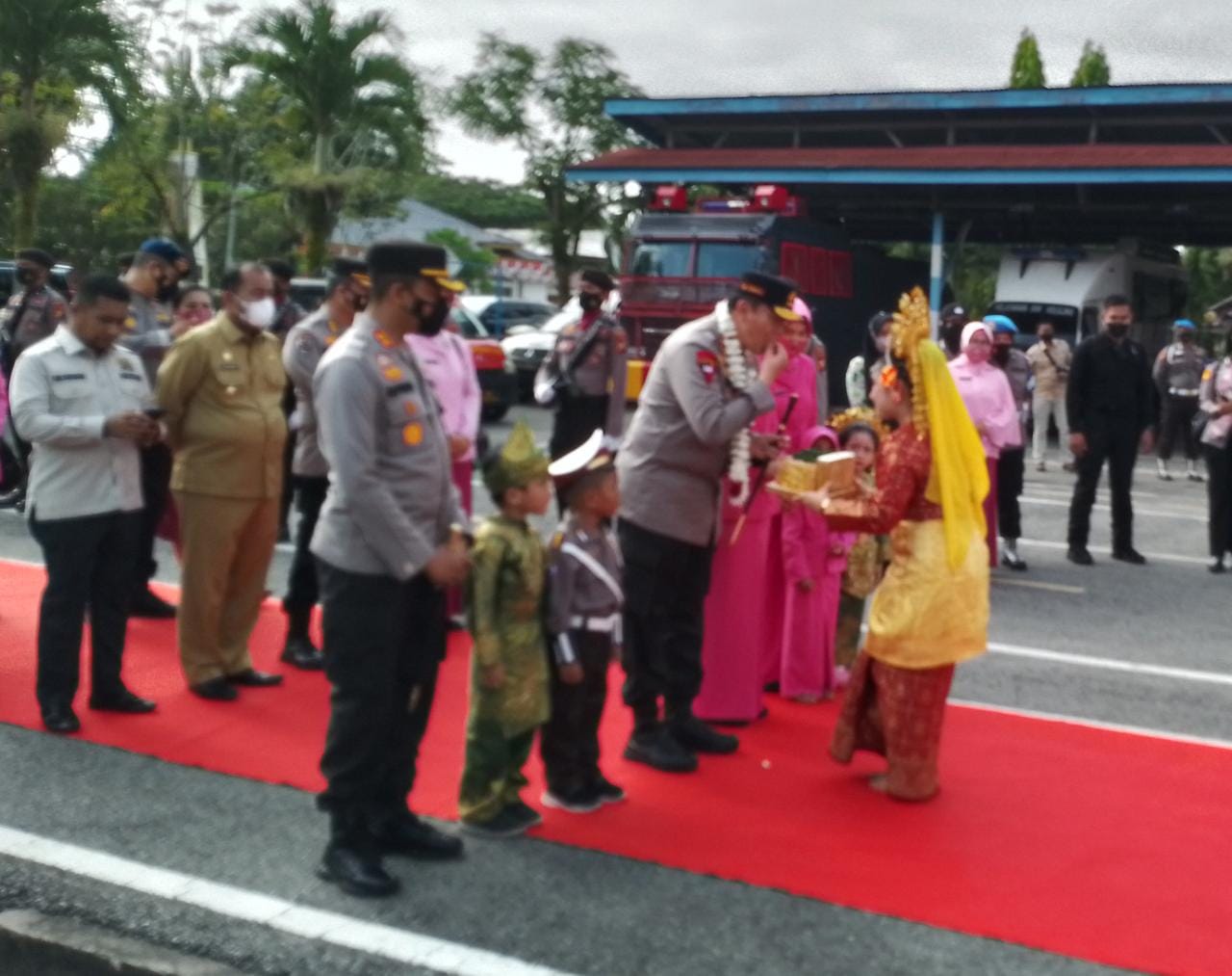 Wabup Junaidi Rachmat Sambut Kedatangan Kapolda Riau di Inhu