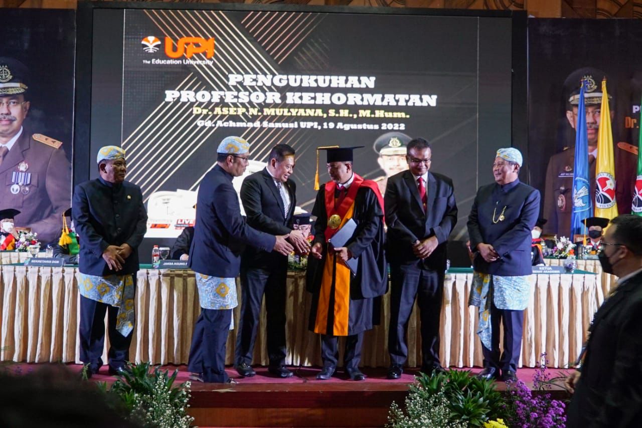 Ketua MPR RI Bamsoet Apresiasi Pemberian Gelar Profesor Kehormatan UPI Bandung Kepada Kajati Jawa Barat