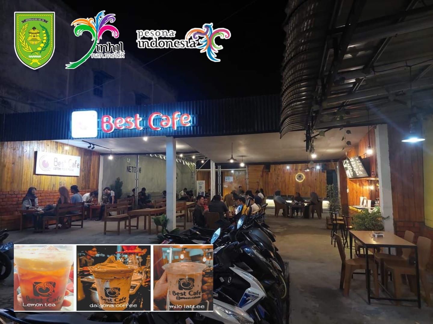 Tongkrongan Generasi Milenial Best Cafe Kota Tembilahan Tersedia Indoor & Outdoor