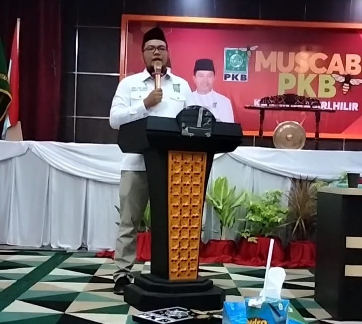 Muscab Ke-V DPC PKB Inhil, Iwan Taruna Dikukuhkan Sebagai Ketua Periode 2021-2026