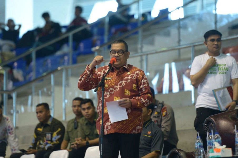Gubri Edy Nasution Buka Kejurprov Karate FORKI 2024
