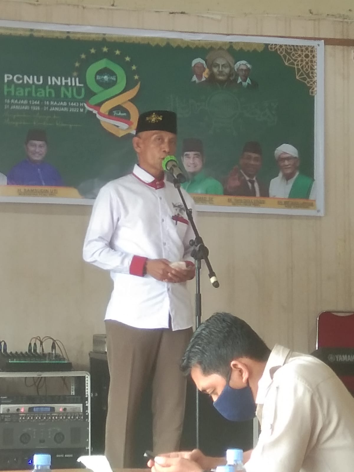 PCNU Inhil Peringati Harlah NU Ke -96 Secara Sederhana di Pondok Indragiri