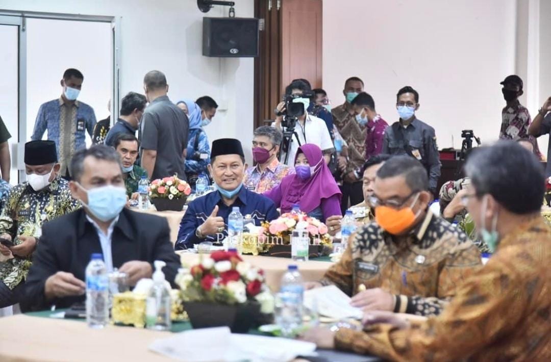SU Ikuti Rakor Pengawasan Intern Keuangan dan Pembangunan Tingkat Provinsi Riau Tahun 2021