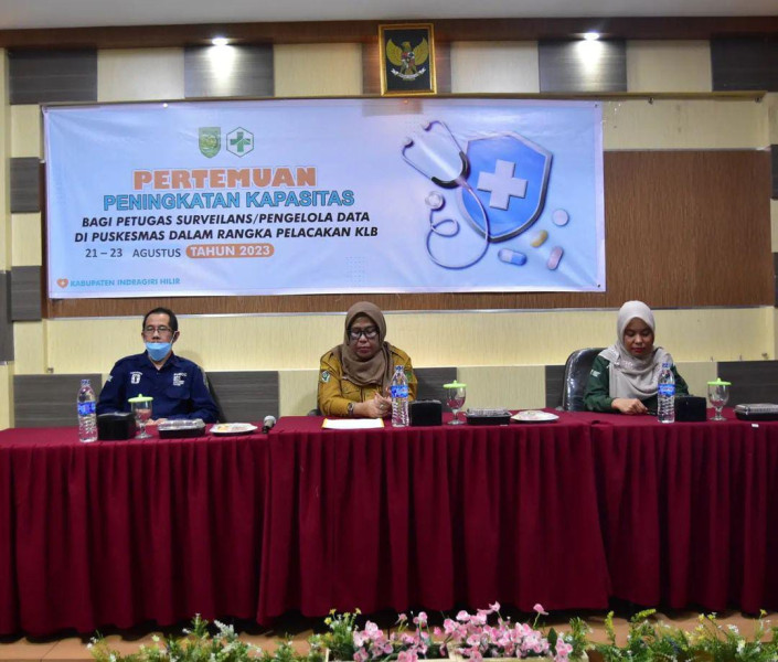 Dinkes Inhil Terus Optimalkan Kemampuan Penunggalangan Wabah