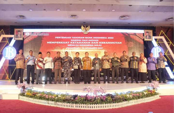 Diwakili Asisten I, Bupati Inhil Ikuti Pertemuan Tahunan Bank Indonesia (PTBI)