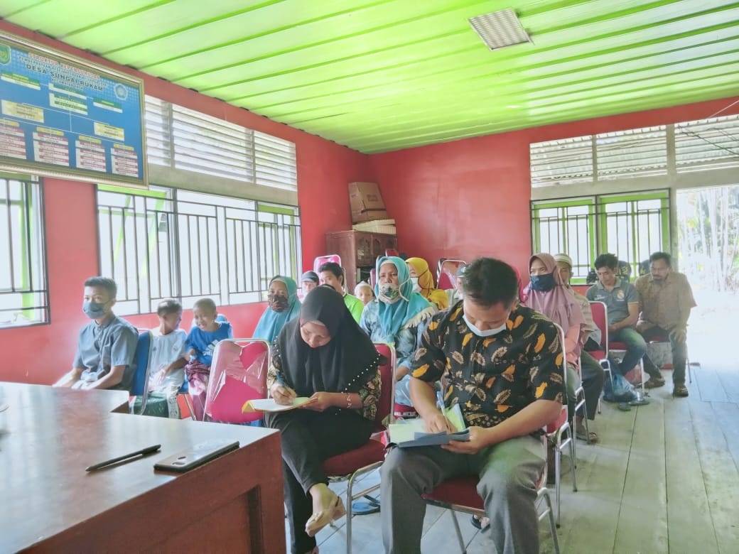 Gelar MDPT BUMDes Gemilang Makmur Kecamatan Enok Sumbang PAD Rp3.799.350 Pada Laba Tahun 2020