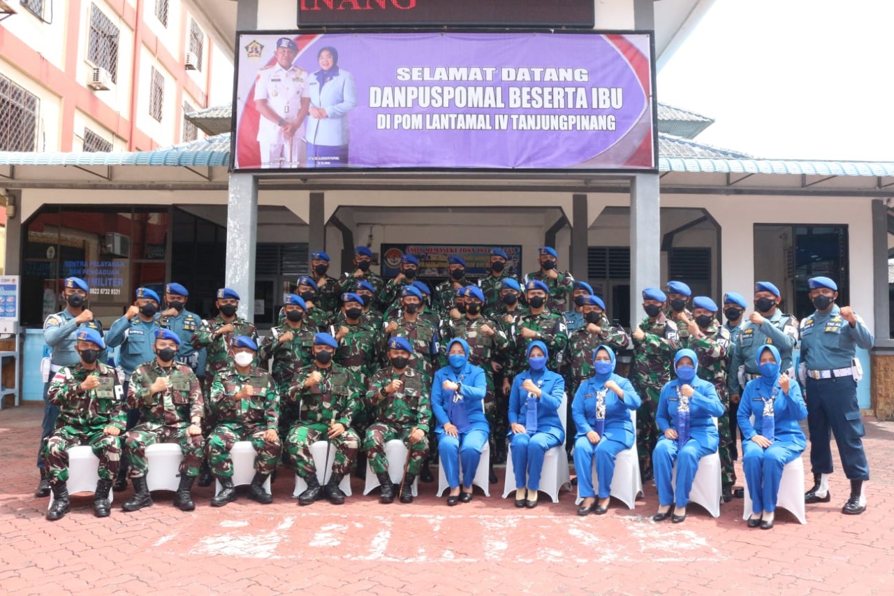 Danpuspomal Dalam Rangka Safari Polisi Militer Kunjungi  Pom Lantamal IV